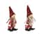 Red Polka Dot Boy & Girl Hanging Fabric Christmas Ornament Set